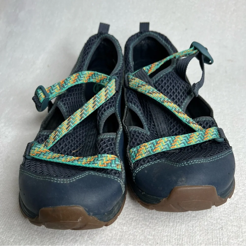Chaco Odyssey Water Shoes Kids Unisex Junior Size 6 Navy Blue